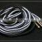 Promotional sell three color embossed shoelace custom drawstring shoelace charms metal