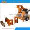 WT1-20 mobile diesel engine block making machine Manual Interlocking Brick Machine Price