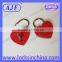AJF beautiful love red heart lock for lovers in the gift box