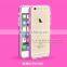 For iPhone 6s color TPU bumper clear cover case