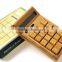 Ecofriendly Nature Bamboo Wood Solar Powered 12 Digits Calculator
