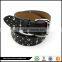 China Supplier Ladies PU Premium Leather Rivet Belt