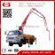 Truck-mounted concrete pump boom