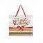 Elegant customized boutique white custom handle paper gift bag
