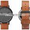 brand men watches fashion watch alloy case watch quartz watch waterproof genuine leather band watch the original alloy watches