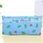 Promotion fruit watermelon print plain canvas pencil case with low price