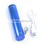 Aluminum mini lipstick power bank 2600mah for any smart phone with various color
