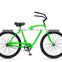 single speed 26" green beach cruiser bike/26 beach cruiser bicycle frames/wholesale cruiser bikes for sale (PW-B26367)