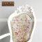 Home Furniture Modern European Floral Cloth Armrest Backrest Dining chairs