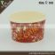 220ml ceramic ice cream container disposable printed cup