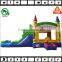 cheap colorful amusing castle inflatable combo, commercial used Inflatable Bounce House Slide for Sale