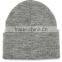 Custom Design 100% Acrylic Beanies Cheap Plain Blank Long Beanies with Cuff