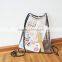 New arrival pvc drawstring shoulder bag,beach bag