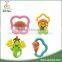 Colorful educational toy plastic baby rattle toys for infant