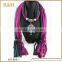 Most popular unique design striped scarf for promotion