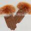 Fur Mittens 100% Real Natrual Rabbit Fur Genuine Sheepskin Leather Gloves For Women