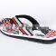 Colorful summer beach printed slipper flip flop outdoor footwear