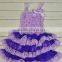 girls lavender birthday dress lace summer dress