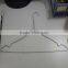 16"sprayed notched wire hanger for laundry