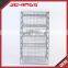Stackable Storage Wire Mesh Basket and Popular Assemble Adjustable Storage Baskets