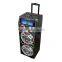 2016 willico100w portable dj system active pa speaker for party with rgb led light wws-31
