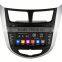 Factory price Android 4.4 up to android 5.1 car audio player for hyundai verna 2011 support bluetooth