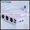 6.8A 3 Socket Cigarette Lighter New Multiple 4 Port Usb Travel Charger