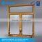 Aluminum casement double glazing outward window with mesh,aluminium facade casement window