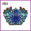 blue feathers wing cheap crystal clutches party stone evening clutch hard shell evening clutch (88171A-DB)