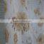 Beautiful oriental 100% polyester rose printing voile sheer curtain fabric