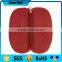 red nylon cover eva glasses zipper case