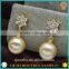 gold south sea pearl earrings for women jewelry