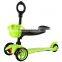 Cheap child small scooter for kids,children baby foot scooter kick scooter 3 wheels ride on toy scooter with adjustable seat