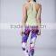 Wholesale Sexy Lady Sublimation Yoga Wear Women Active Capris Leggings