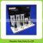 Wooden mdf holder stands acrylic lipstick stand mdf wood cosmetic display for beauty products