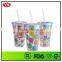 16oz Bpa Free Double Wall Acrylic Tumbler With Straw and Insert