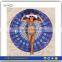 100% terry Cotton Fabric New Design Round Beach Blanket Mat