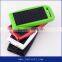 Black Smart solar power bank, mobile power 5600mAh, portable power bank
