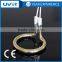 Short wave round infrared heating lamp with gold reflector for plastic welding