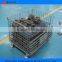 collapsible storage container wire mesh pallet cage