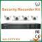 Enxun hd dvr system for ahd camera office security kit 4 ch dvr kit standalone camera