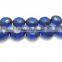 AAA Dark Blue Color Quartz Faceted Roundel Big Hole Beads