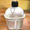 Wholesale metal water bottle environmental protection military canteen