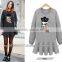 2014 KOREAN LOOSE FIT WOMEN COAT BIG FLARE 9158