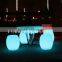 Glow Furniture!! Bar Funiture Luxury Led Stool Light