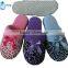 Lady indoor plush slippers new designs winter warm slippers