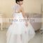 high quality girl's trailing wedding dress kids wedding dress summer flower girl dress skirt gauze white trailing skirt girls