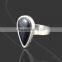 gemstone rings for anniversary for party high quality stainless steel