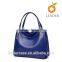 Terse stylish style multi pocket real leather handbag