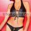 2015 hot sale SexyTwo Piece Swimsuit Brazilian Cut Leather Bikini
